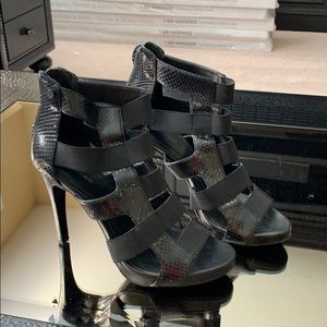 Calvin Klein’s hi-heel sexy black